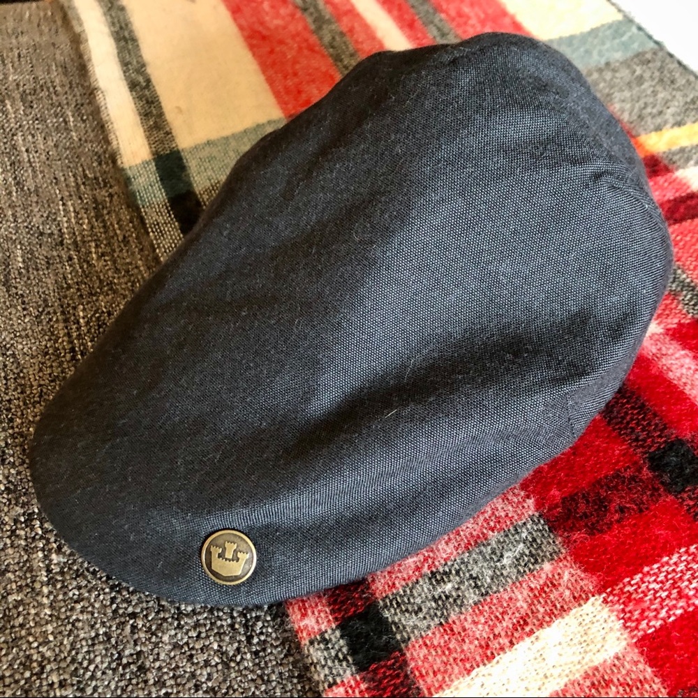 Goorin Bros Low-Profile Ivy Flatcap Navy Ladies Lg